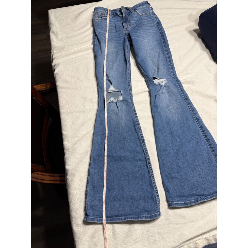 hollister jeans women size 0 bootcut high rise - Picture 7 of 12